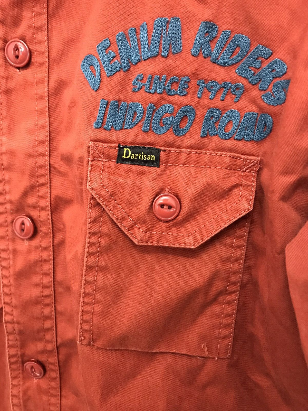 Kapital Studio D'Artisan Union Made Denim Indigo Embroidered Jacket Size US XL / EU 56 / 4 - 3 Thumbnail