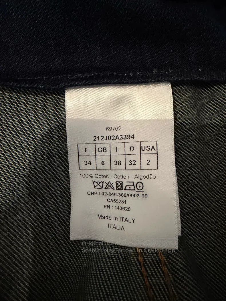 Dior Dior Logo denim strap dress Size XXS / US 00 / IT 34 - 4 Thumbnail
