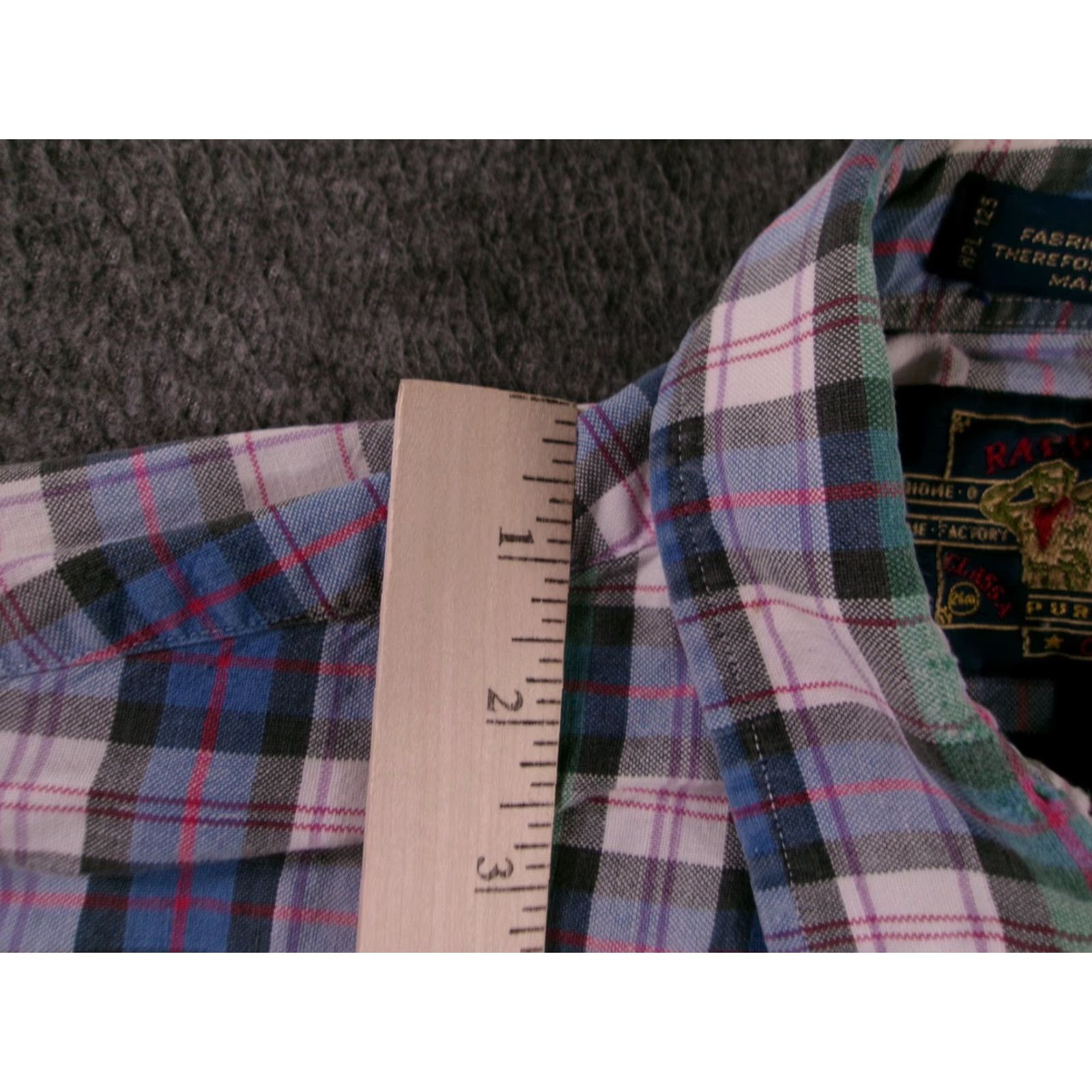 Ralph Lauren VINTAGE Ralph Lauren Chaps Shirt Mens M Plaid Blue Cotton Oxford Button-Up Long Sleeve Size US M / EU 48-50 / 2 - 4 Thumbnail