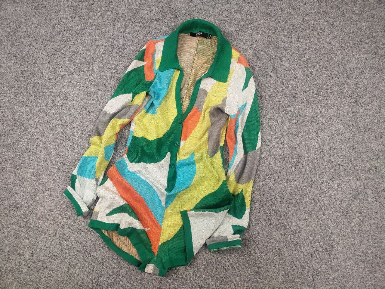 Jaded London Abstract Art knit Long Sleeve Jumpsuits Romper