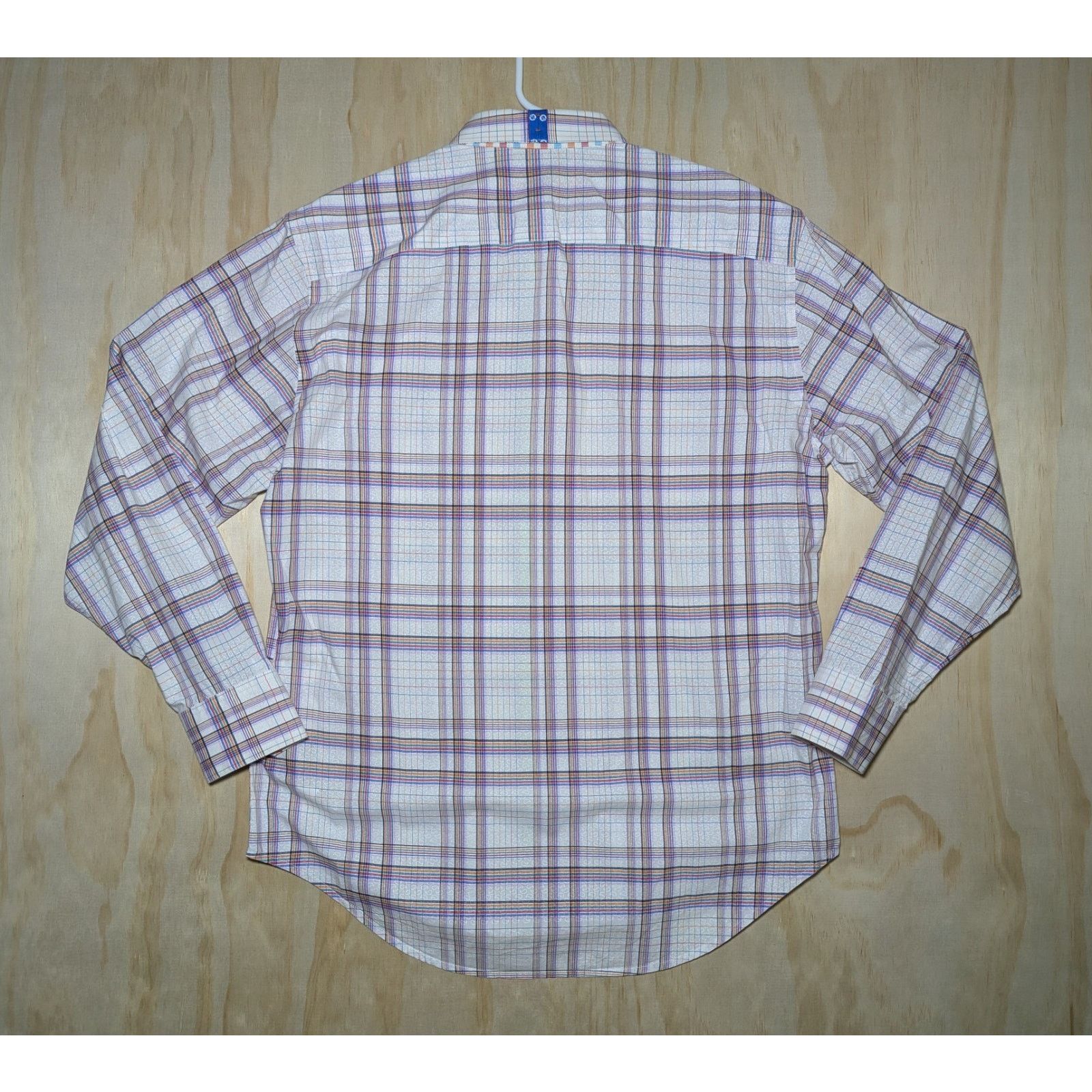 Robert Graham Robert Graham Men's Large X Collection Plaid Button Shirt Size US L / EU 52-54 / 3 - 8 Thumbnail