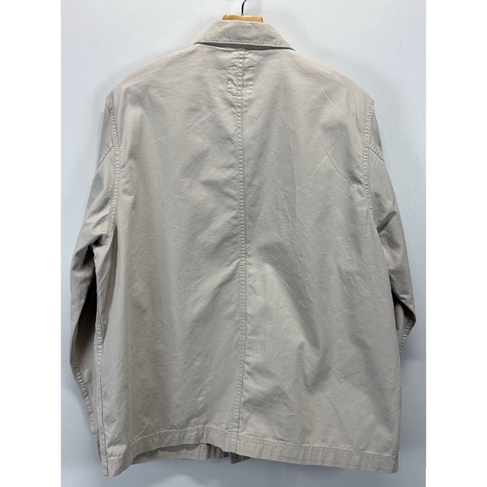 H&M VINTAGE H&M Men's Field Jacket XL Beige Cotton Casual Utility Safari Unlined Fall Spring Size US XL / EU 56 / 4 - 4 Thumbnail