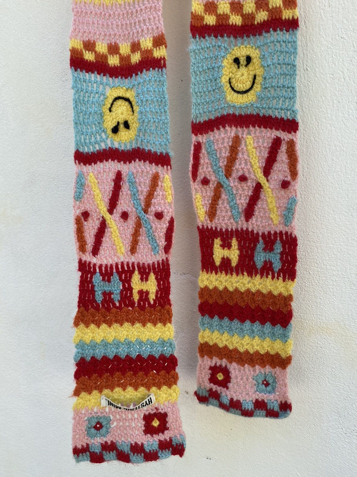 Hysteric Glamour Hysteric Mini Colorful Floral Knit Scarf Size ONE SIZE - 9 Thumbnail