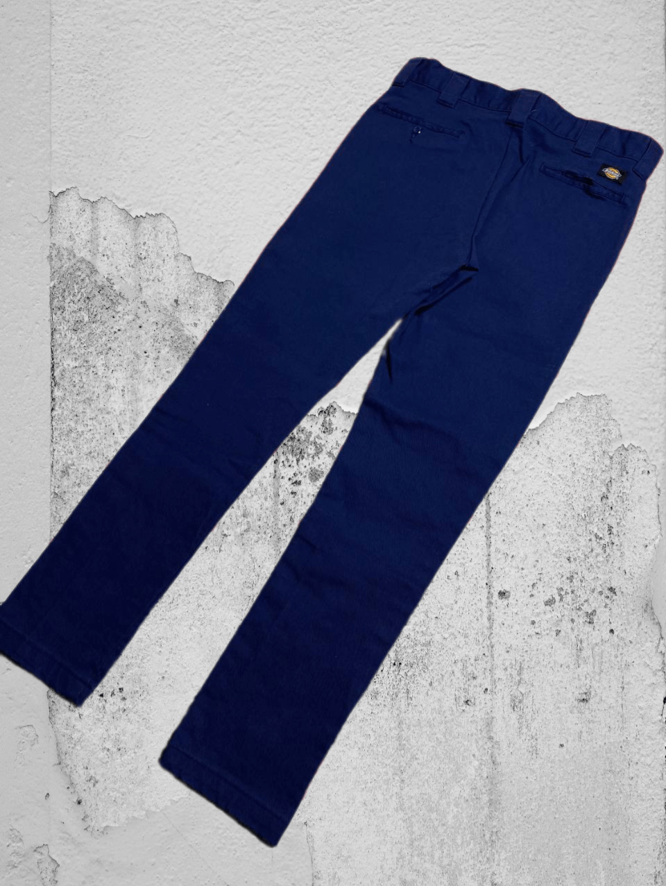 Dickies × Japanese Brand Crazy Crash Dirty Baggy Faded Jean Japan Avant Garde Style Size US 34 / EU 50 - 1 Thumbnail