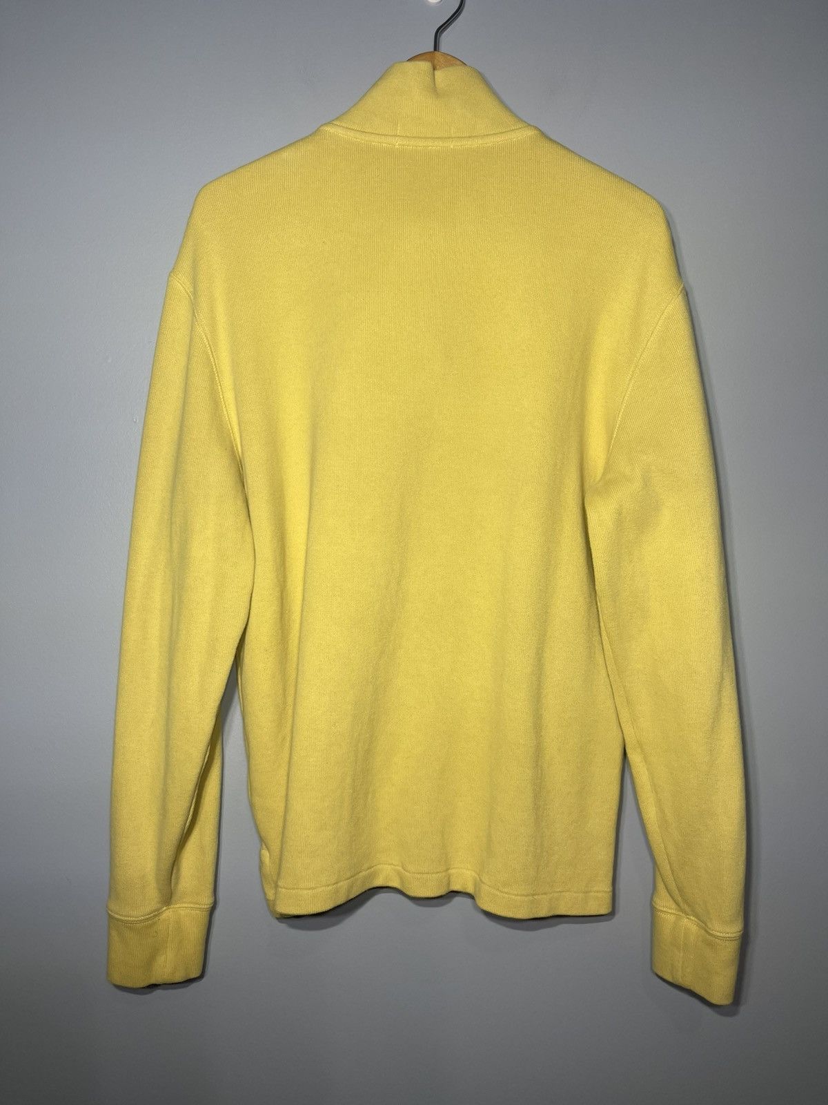 Polo Ralph Lauren Polo Ralph Lauren Pullover Yellow 1/4 Quarter Zip Sweater L Size US L / EU 52-54 / 3 - 4 Thumbnail