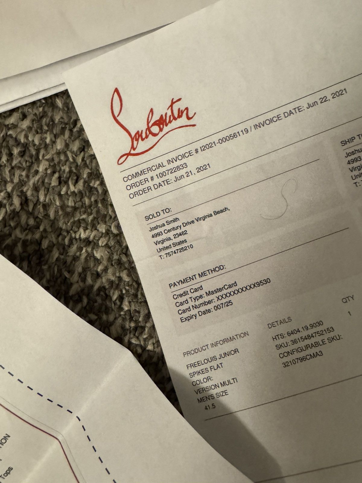 Christian Louboutin Christian Louboutin Freelouis Junior Spikes Flat Size US 9 / EU 42 - 11 Thumbnail