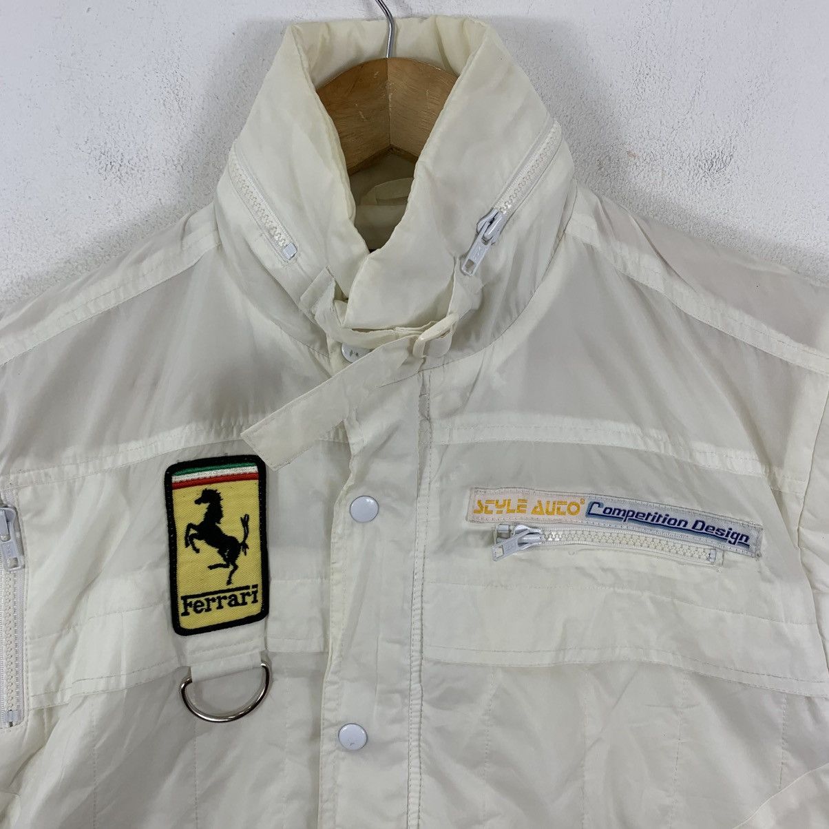 Ferrari Vintage 90s FERRARI STYLE AUTO Competition Design One Jacket Size US M / EU 48-50 / 2 - 3 Thumbnail