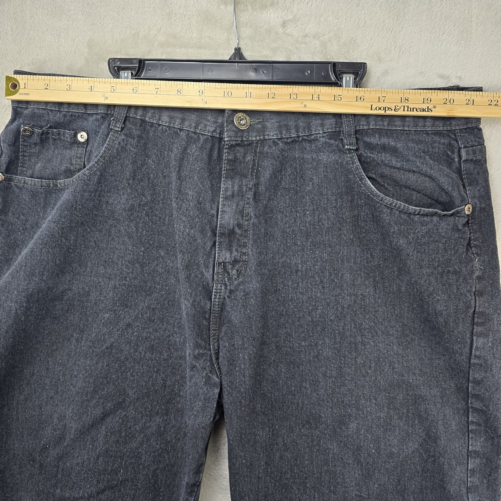 Other Vintage True Rock Shorts 42 Black Baggy Hip Hop Skater Y2K Size US 42 / EU 58 - 7 Thumbnail