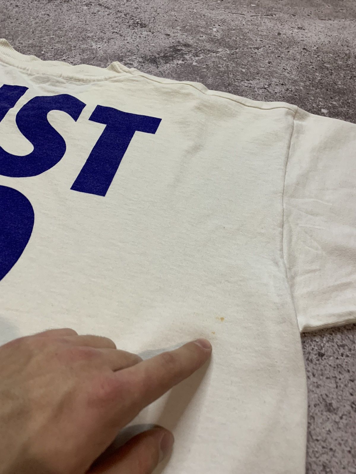 Nike × Vintage Vintage Nike Just Do It Tee Size US XL / EU 56 / 4 - 4 Thumbnail