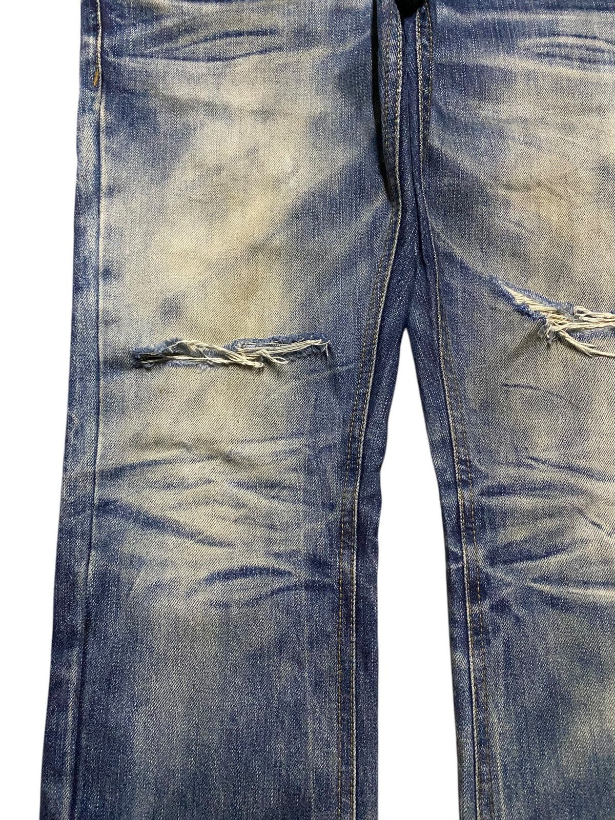 POST ARCHIVE FACTION (PAF) Denim People Republic Distressed Blue Black Size US 33 - 7 Thumbnail