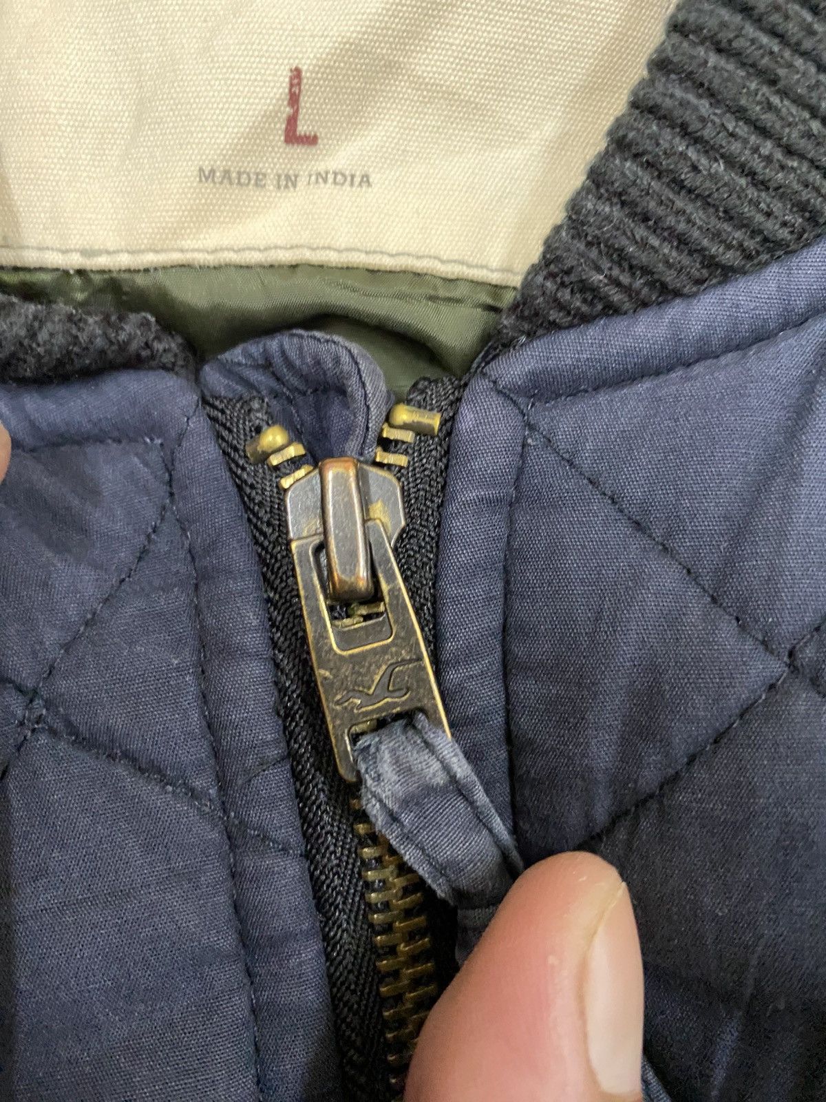 Hollister Vtg Hollister Bomber Quilted Jacket Size US L / EU 52-54 / 3 - 11 Thumbnail