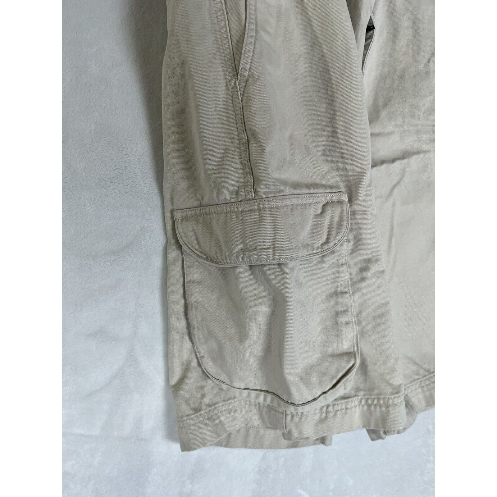 Polo Ralph Lauren Vintage Polo Ralph Lauren Khaki Cargo Chino Shorts Y2K Baggy Size US 34 / EU 50 - 5 Thumbnail