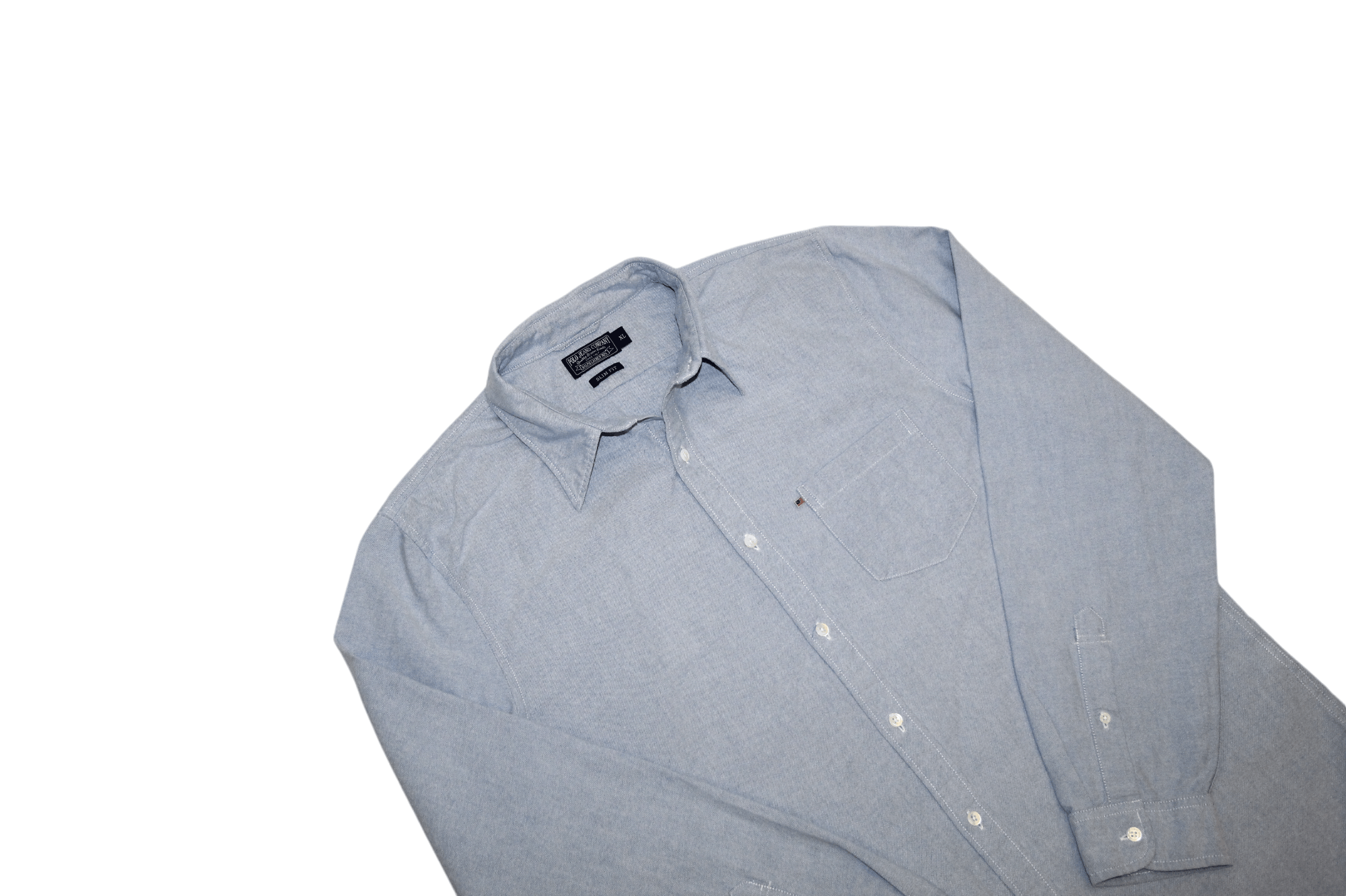 Polo Ralph Lauren Polo Jeans Co. Ralph Lauren Button-down Oxford blue shirt Size US XL / EU 56 / 4 - 2 Thumbnail