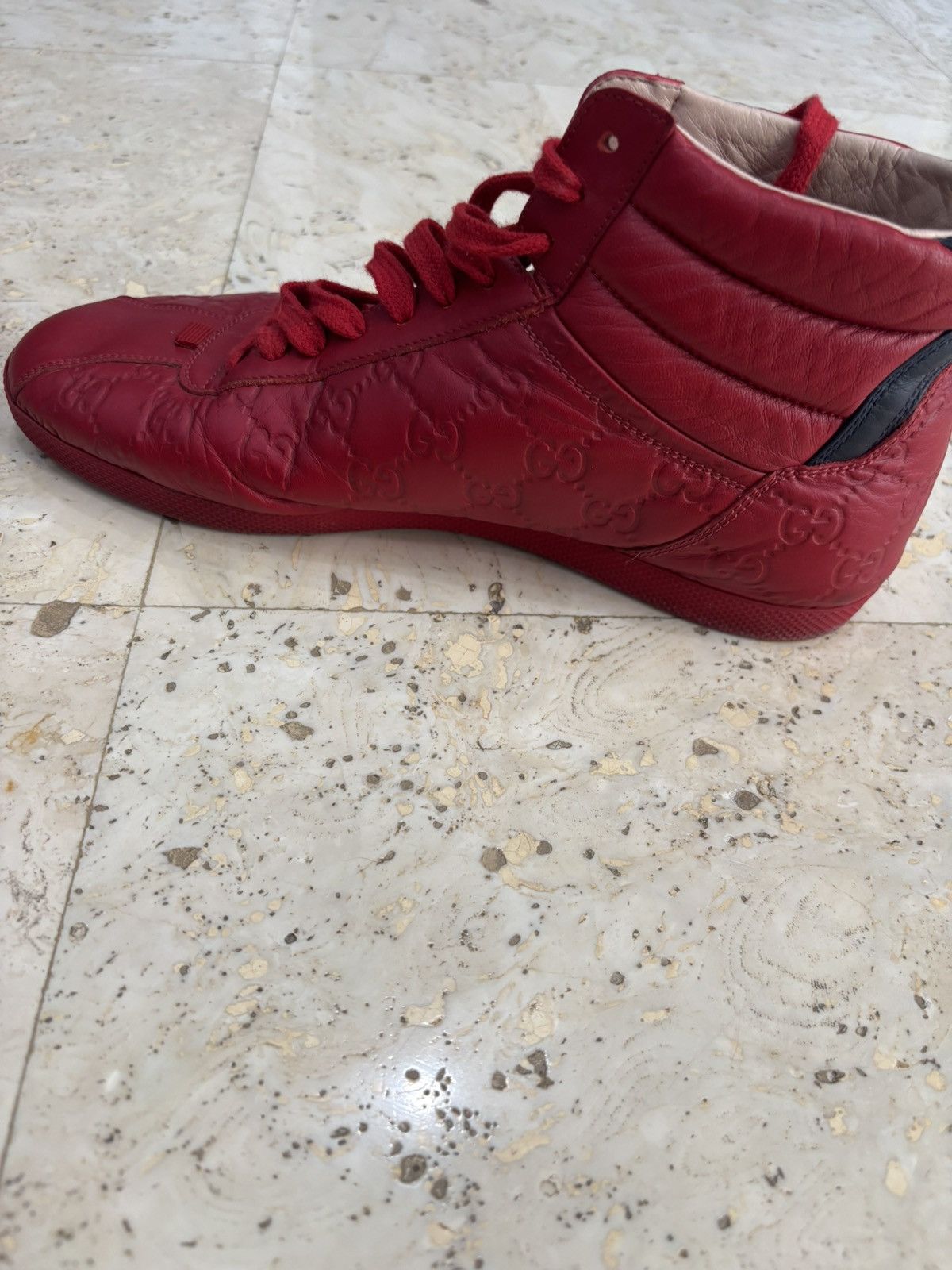 Gucci Signature High Top 'Red'