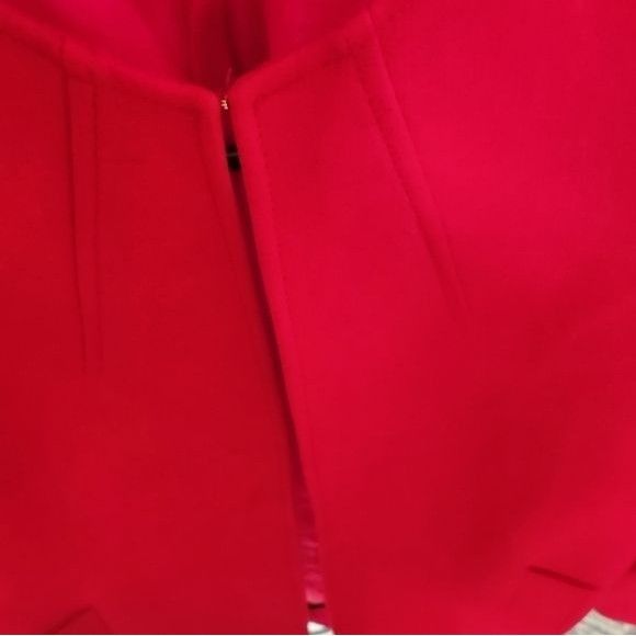 Vintage Tahari Arthur S. Levine Red Lined Sz. 14 Jacket with Pockets Size XL / US 12-14 / IT 48-50 - 3 Thumbnail