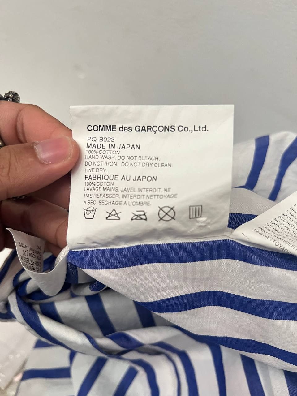 Comme des Garcons Homme Plus × The Rolling Stones SS06 Comme Des Garcons Homme Plus Rolling Stones Blue Shirt Size US XS / EU 42 / 0 - 5 Thumbnail