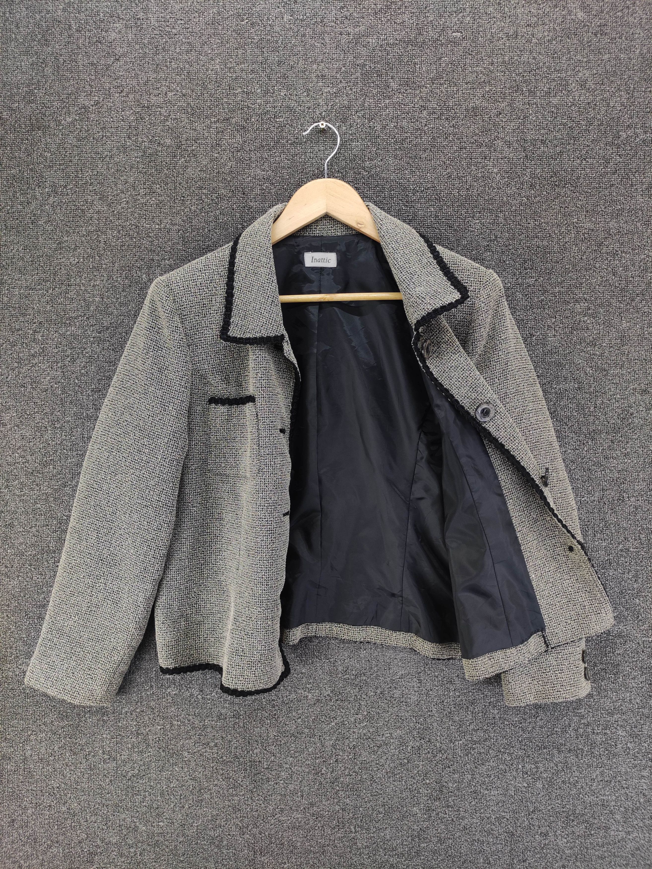 In The Attic Vintage Inattic Tweed Jacket Size M / US 6-8 / IT 42-44 - 5 Thumbnail