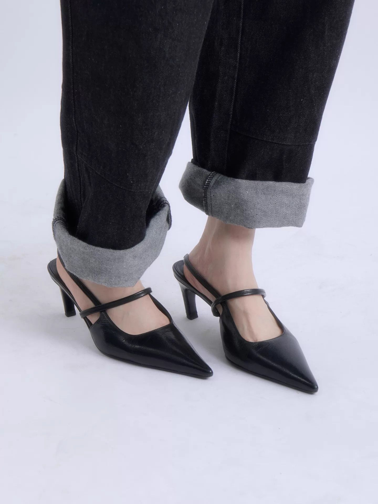 Toteme Toteme pointed toe lace-up kitten heel 39 Size US 8.5 / IT 38.5 - 4 Thumbnail