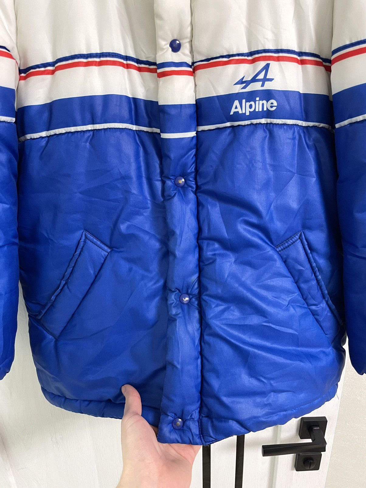 Formula 1 Vintage 80s Alpine Formula One F1 Team Renault Racing Jacket Size US M / EU 48-50 / 2 - 10 Thumbnail