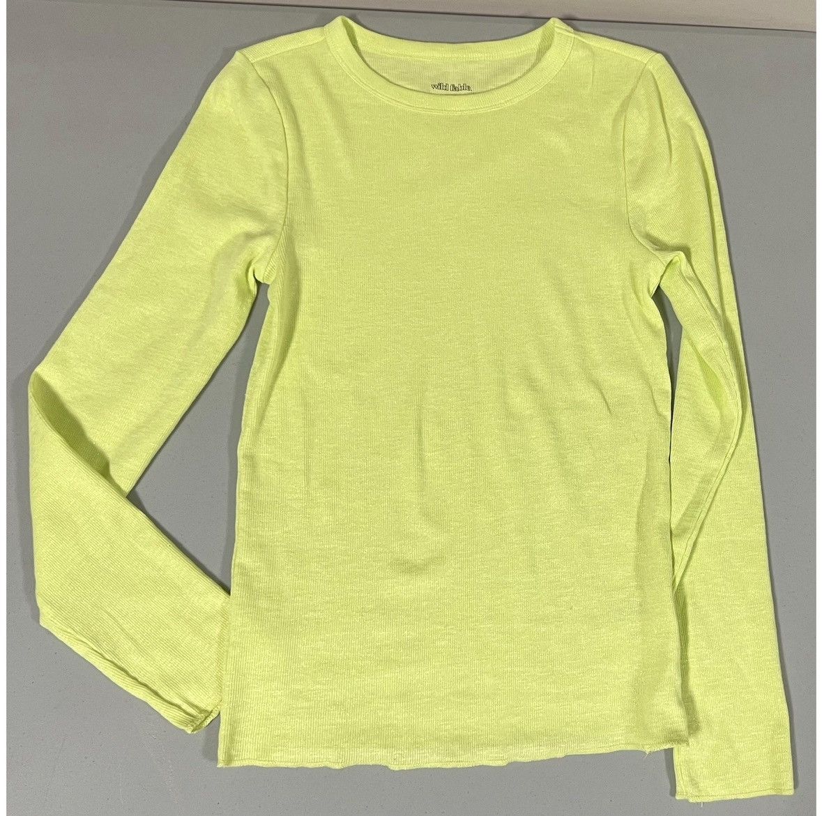 Wild Things Lime Green Long Sleeve Crewneck T-Shirt Top Blouse Size S 💚 Size US S / EU 44-46 / 1 - 1 Thumbnail
