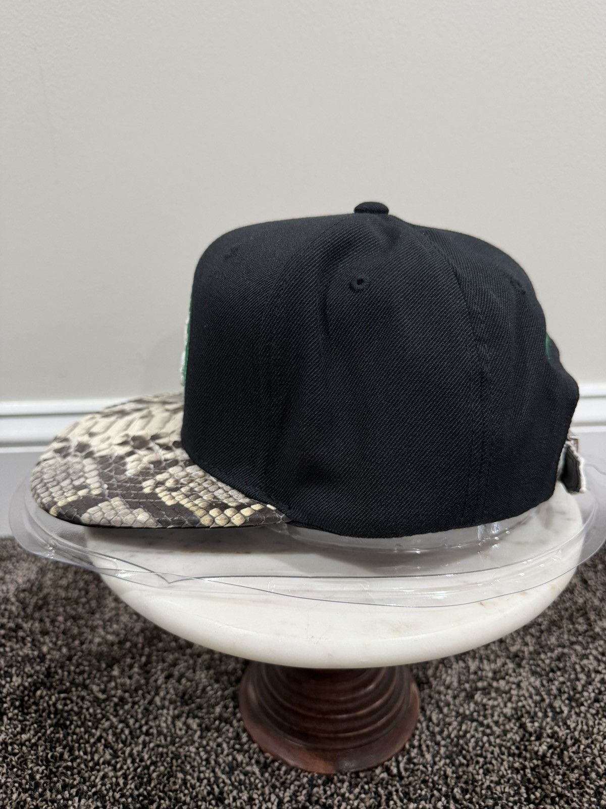 Just Don × Mitchell & Ness × Rsvp Gallery Just Don x Mitchell & Ness NBA Boston Celtics Black Hat Size ONE SIZE - 5 Thumbnail