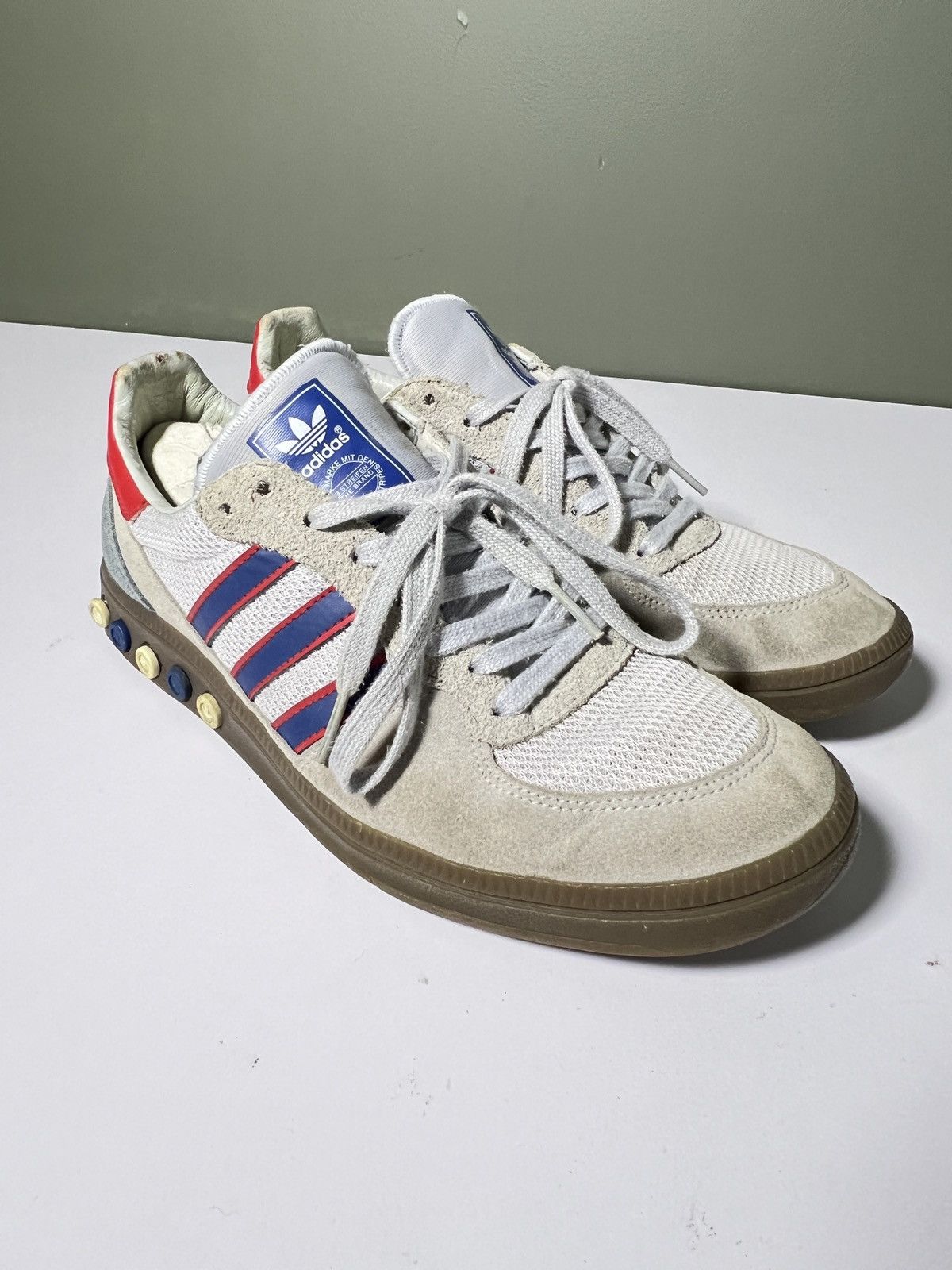 Adidas adidas handball 5 plug vintage sneakers Size US 8.5 / EU 41-42 - 11 Thumbnail