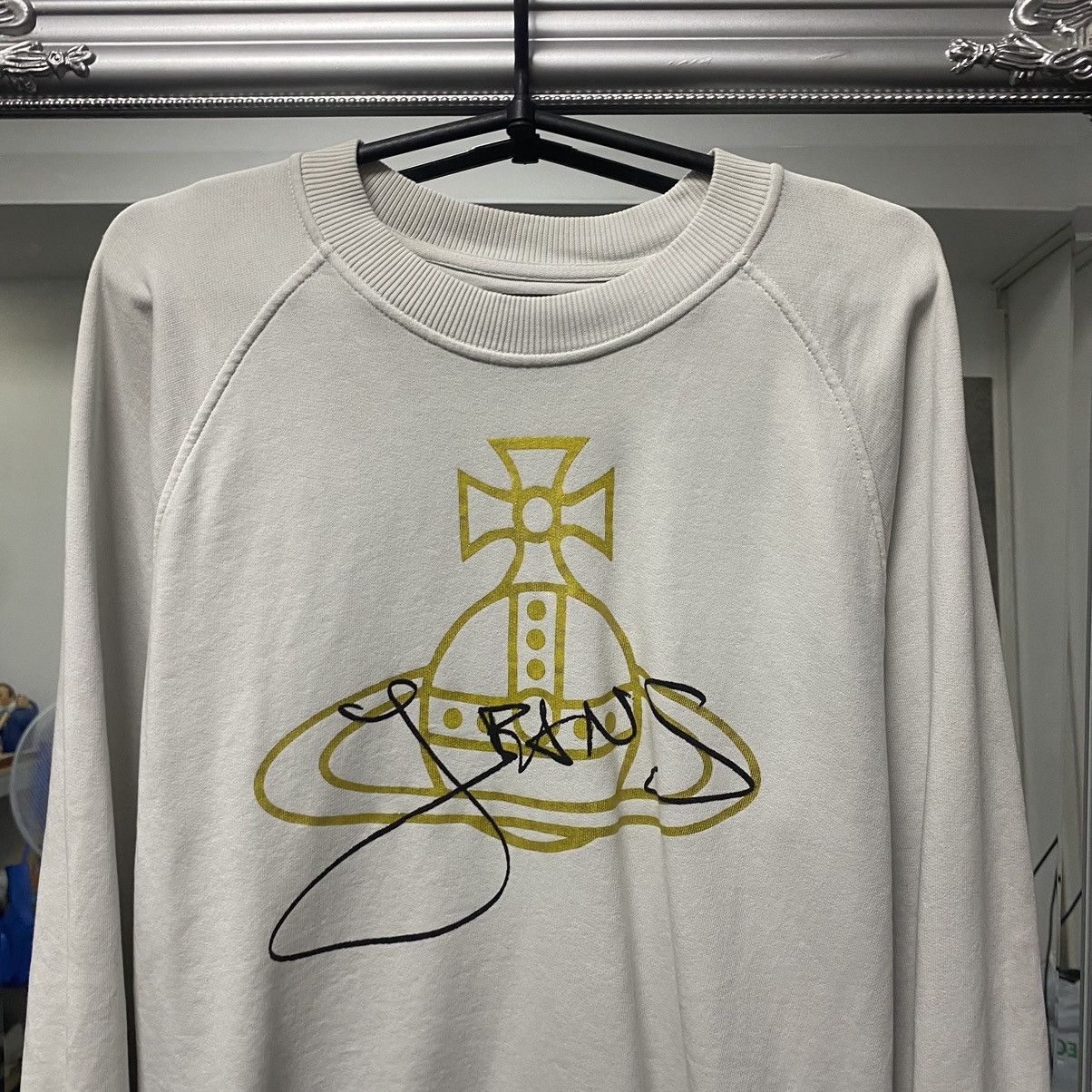 Vivienne Westwood Vintage Vivienne Westwood Sweatshirt big Logo Basic Pullover Size US S / EU 44-46 / 1 - 2 Thumbnail
