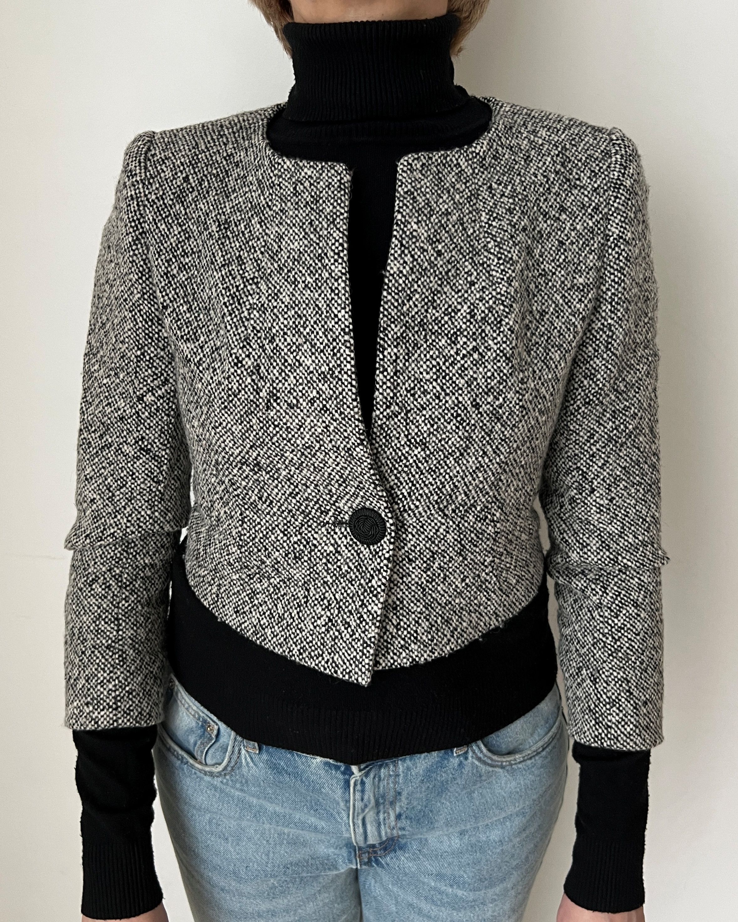 Yves Saint Laurent VINTAGE Y2K YVES SAINT LAURENT VARIATION 1996 BLAZER JACKET Size S / US 4 / IT 40 - 1 Thumbnail