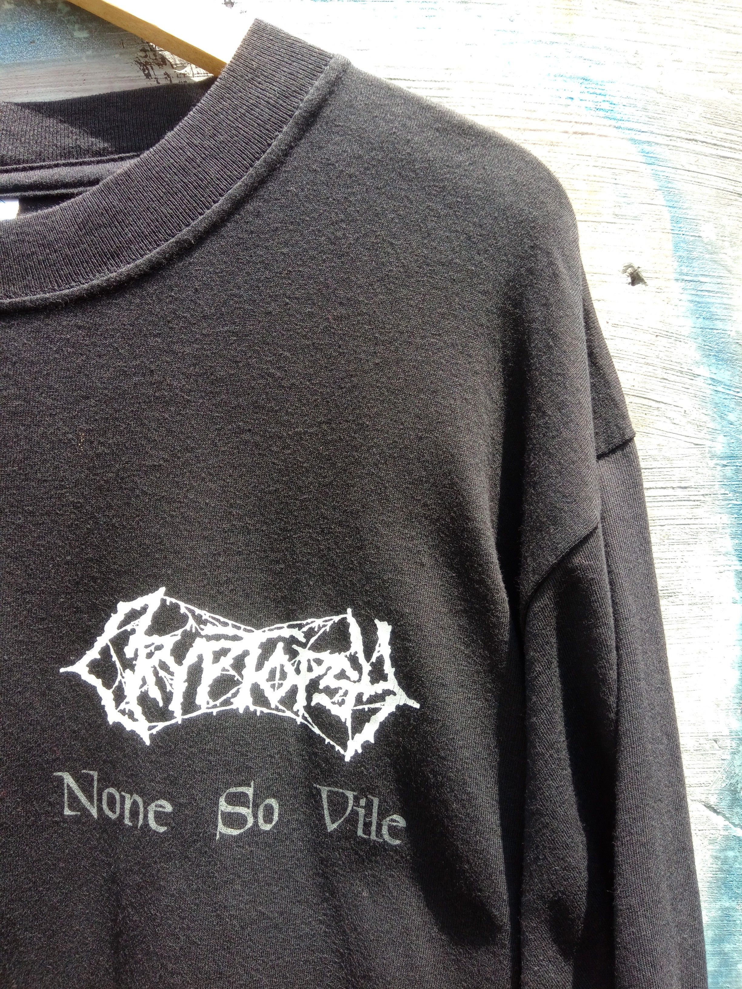 Band Tees Vintage OG CRYTOPSY none so vile Size US XL / EU 56 / 4 - 2 Thumbnail