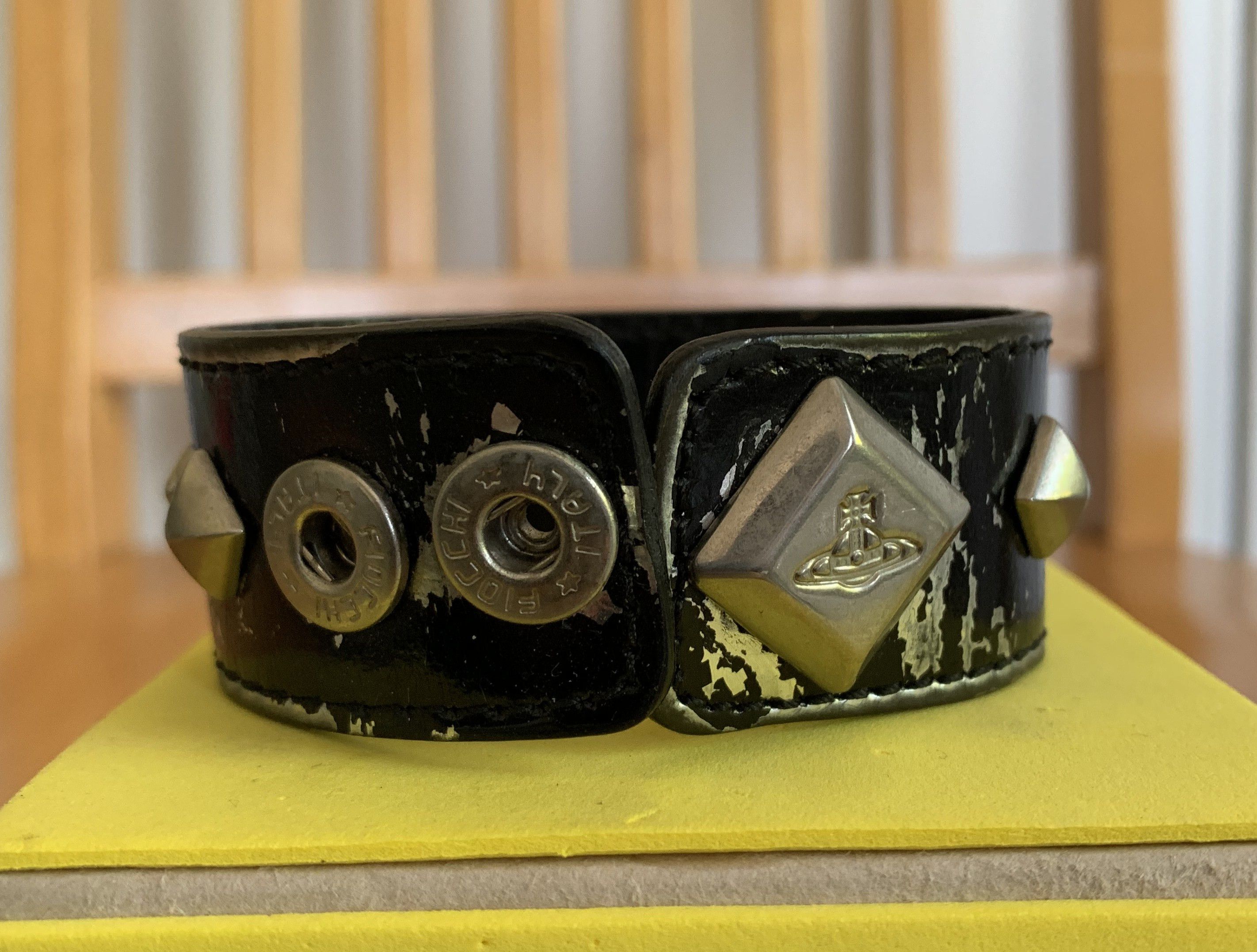 Vivienne Westwood Vivenne Westwood Studded Leather Orb Bracelet Size ONE SIZE - 6 Thumbnail