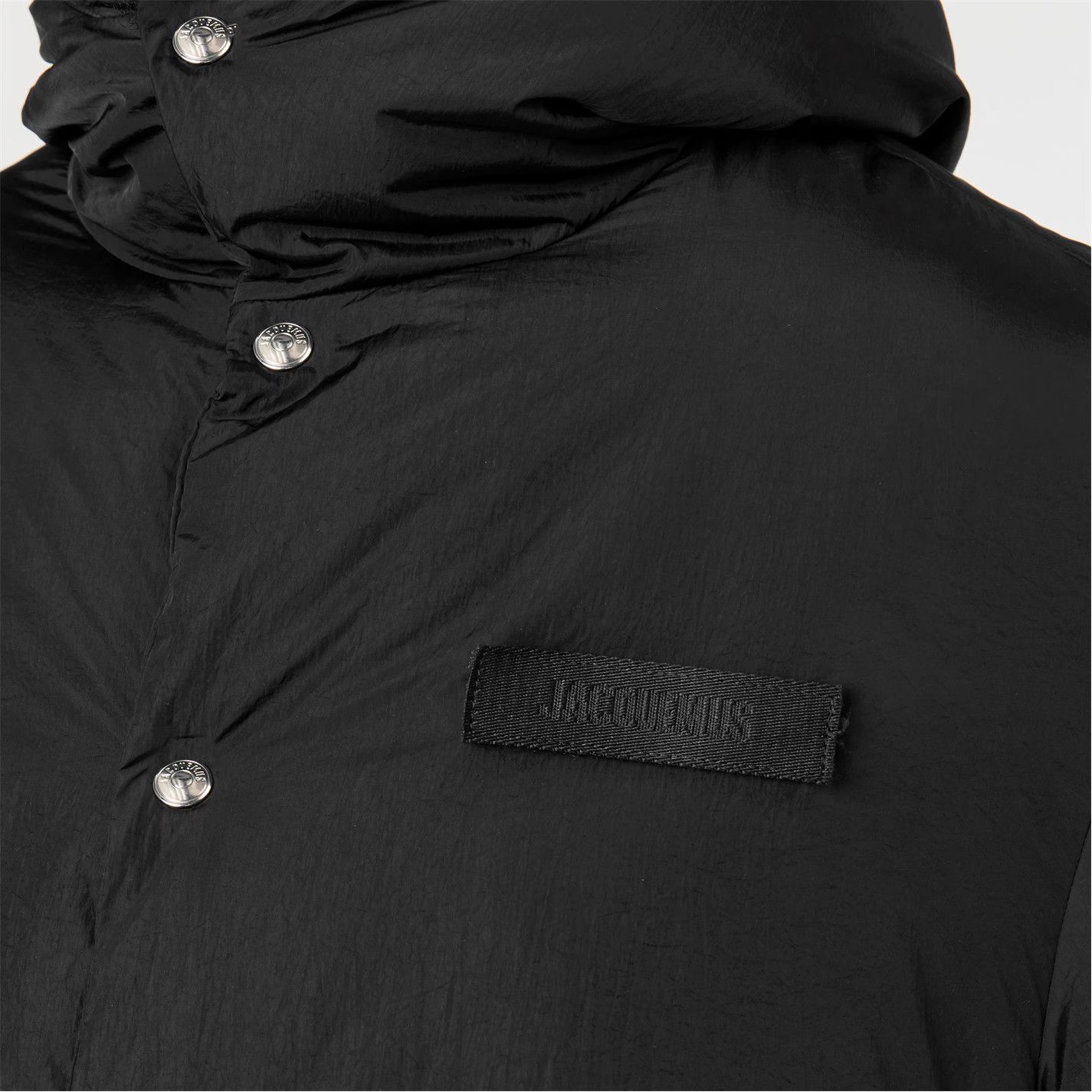 Jacquemus o1g2r1mq0426 Insulated Medium Puffer Jacket in Black Size US M / EU 48-50 / 2 - 4 Thumbnail