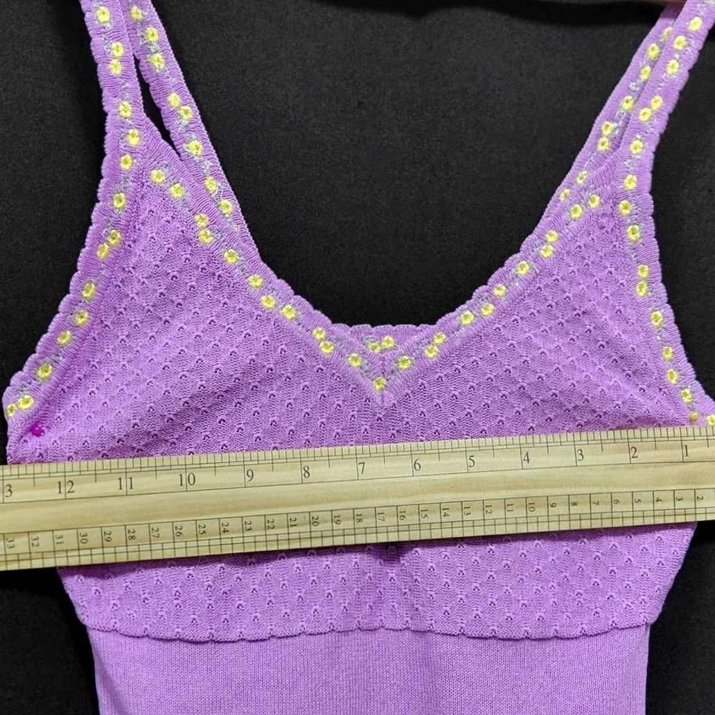 Vintage Intimately Free People Purple Knit Tank Top Solid Sleeveless Women S Tank Purple Knit Tank Top Solid Sleeveless Women S Size S / US 4 / IT 40 - 5 Thumbnail