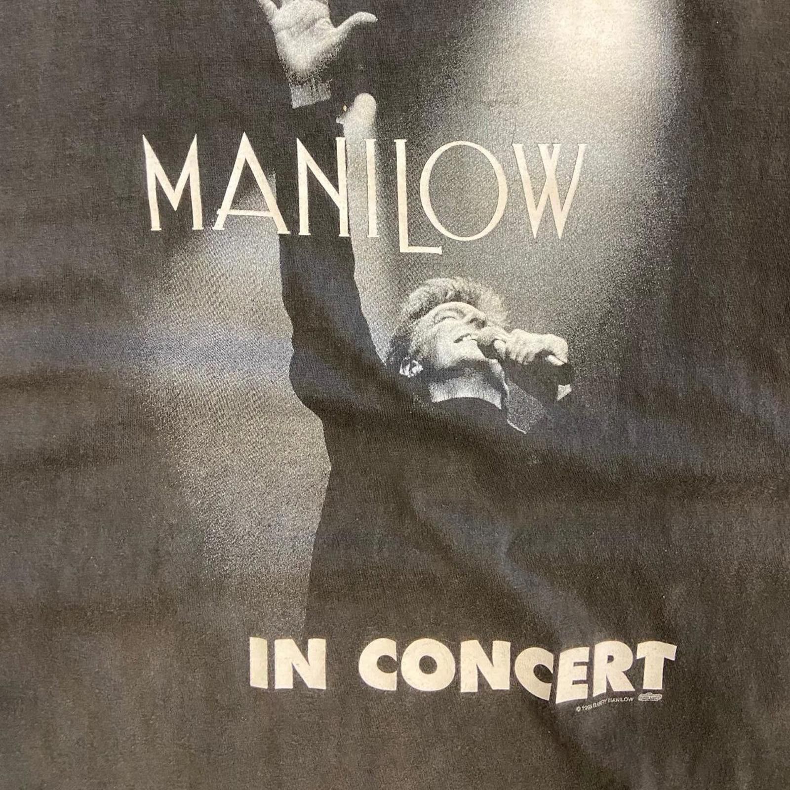Vintage 1996 Barry Manilow Euro Tour Tee Size US XL / EU 56 / 4 - 2 Thumbnail