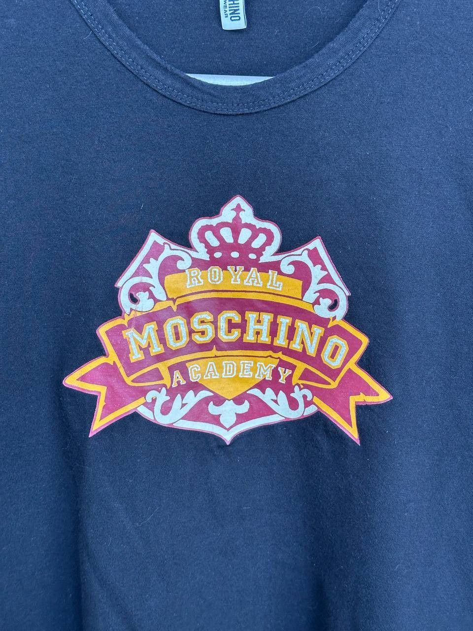 Moschino Moschino Royal Academy Print Long Sleeve T-Shirt Black Crew Size US XL / EU 56 / 4 - 10 Thumbnail