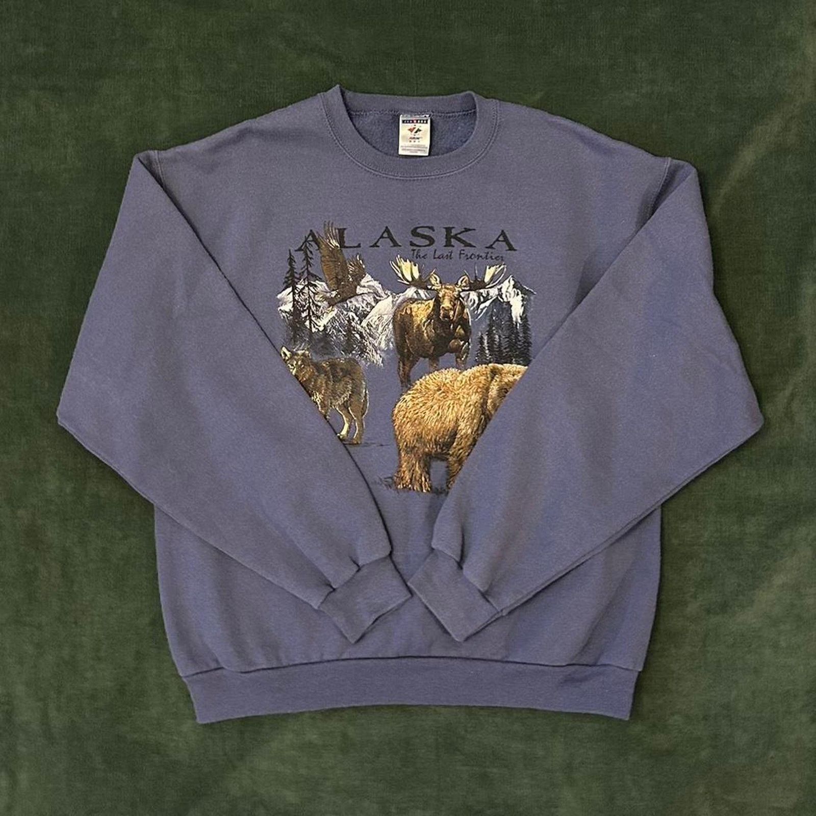 Jerzees Rare vintage alaska sweatshirt Size US M / EU 48-50 / 2 - 1 Thumbnail