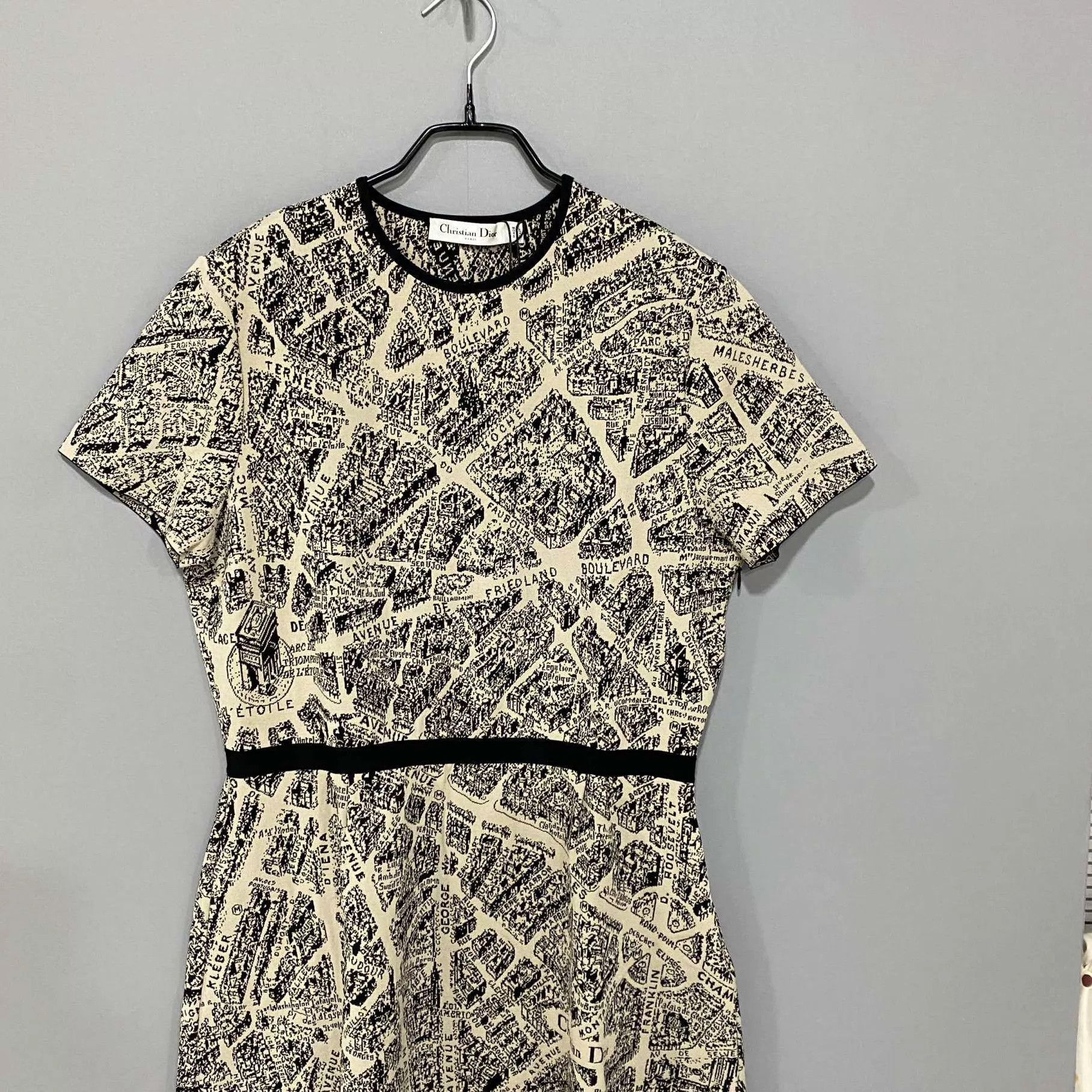 Dior Dior Paris Map Dress 40 Size M / US 6-8 / IT 42-44 - 3 Thumbnail