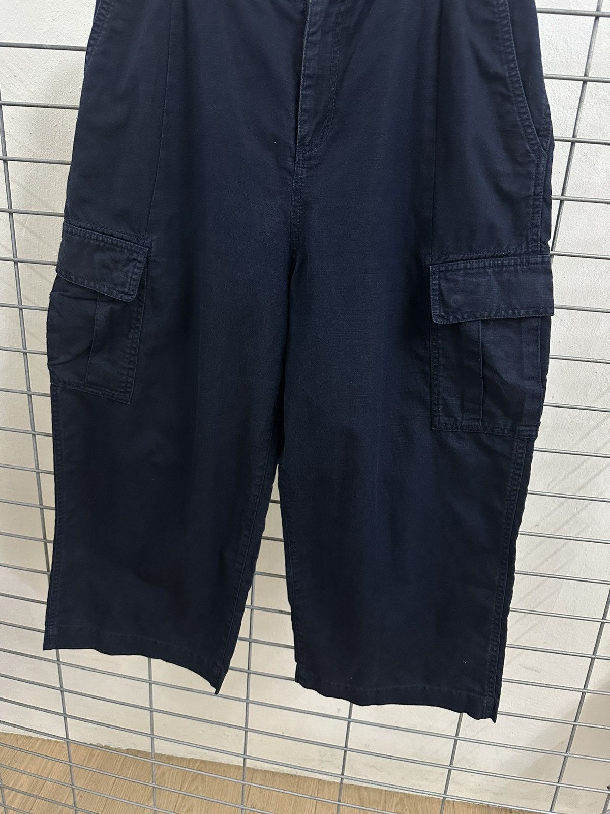 Yohji Yamamoto Japanese Wide Leg Yohji Yamamoto Hakama Balloon Cargo Pants Size US 32 / EU 48 - 5 Thumbnail