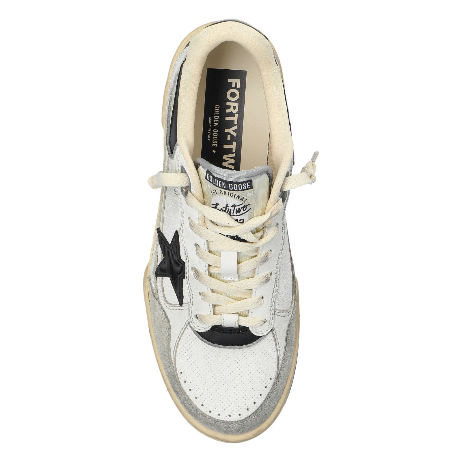 GOLDEN GOOSE Forty2 Women's White/Black Sneakers New (Women'