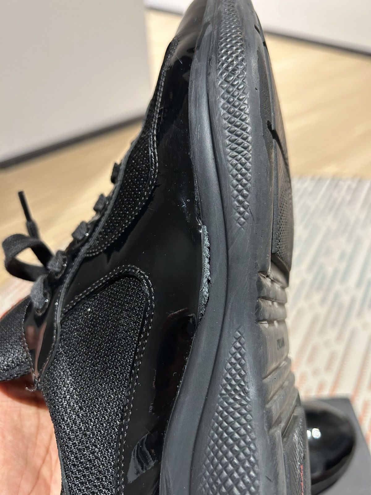 Prada Prada Americas Cup Black Size US 11.5 / EU 44-45 - 11 Thumbnail
