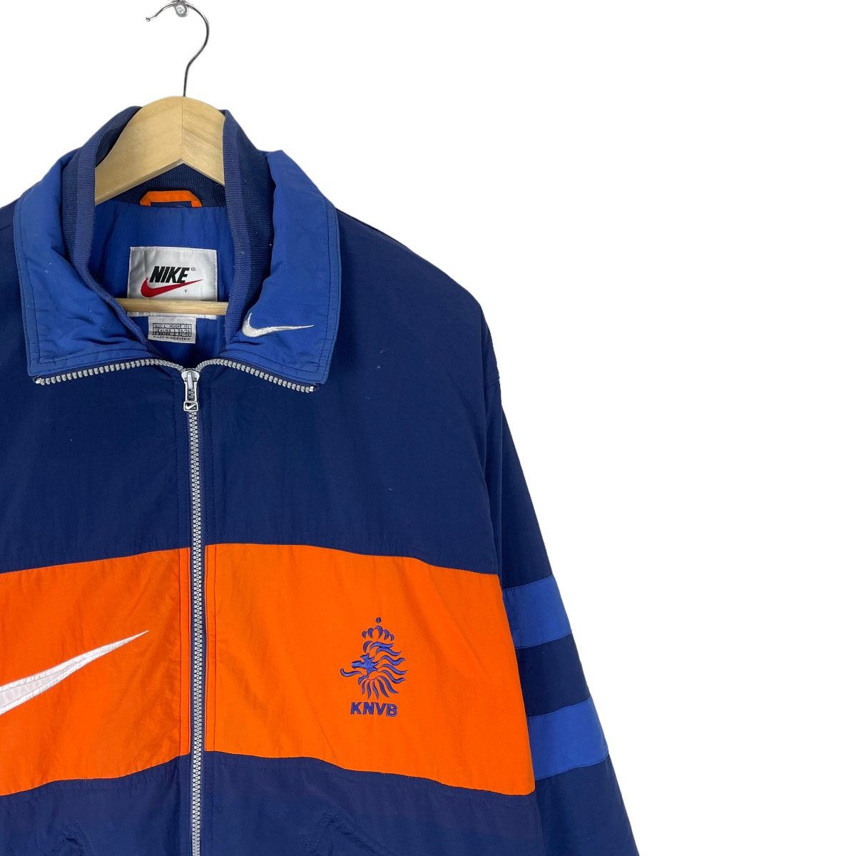 Nike 🌟90s NIKE NETHERLANDS EURO LIGHT ZIPPER JACKET Size US L / EU 52-54 / 3 - 3 Thumbnail