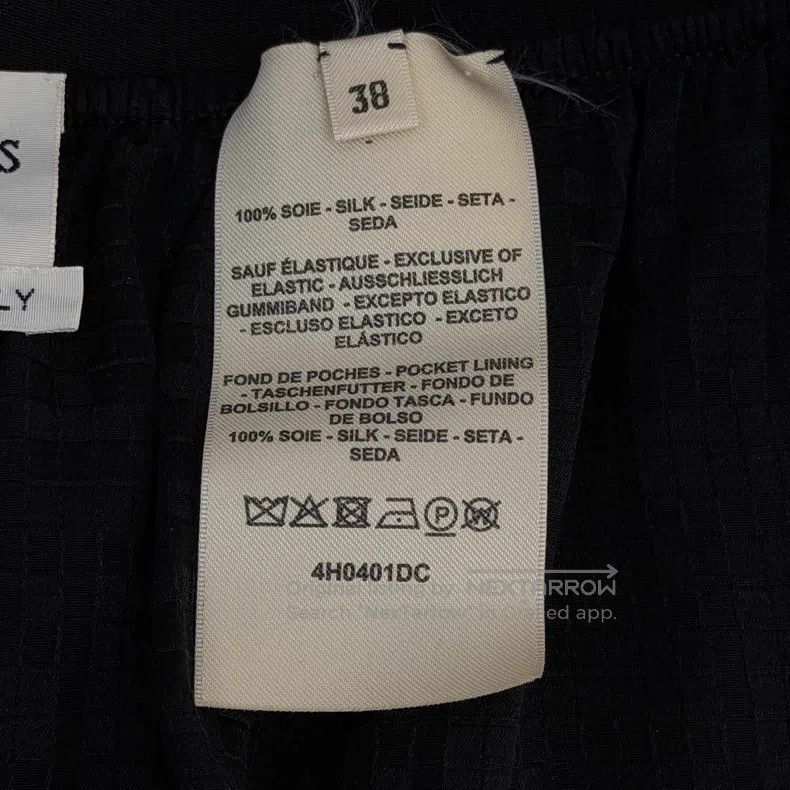 Hermes Hermes Black Silk Long Trousers Size 25" / US 0 / IT 36 - 6 Thumbnail