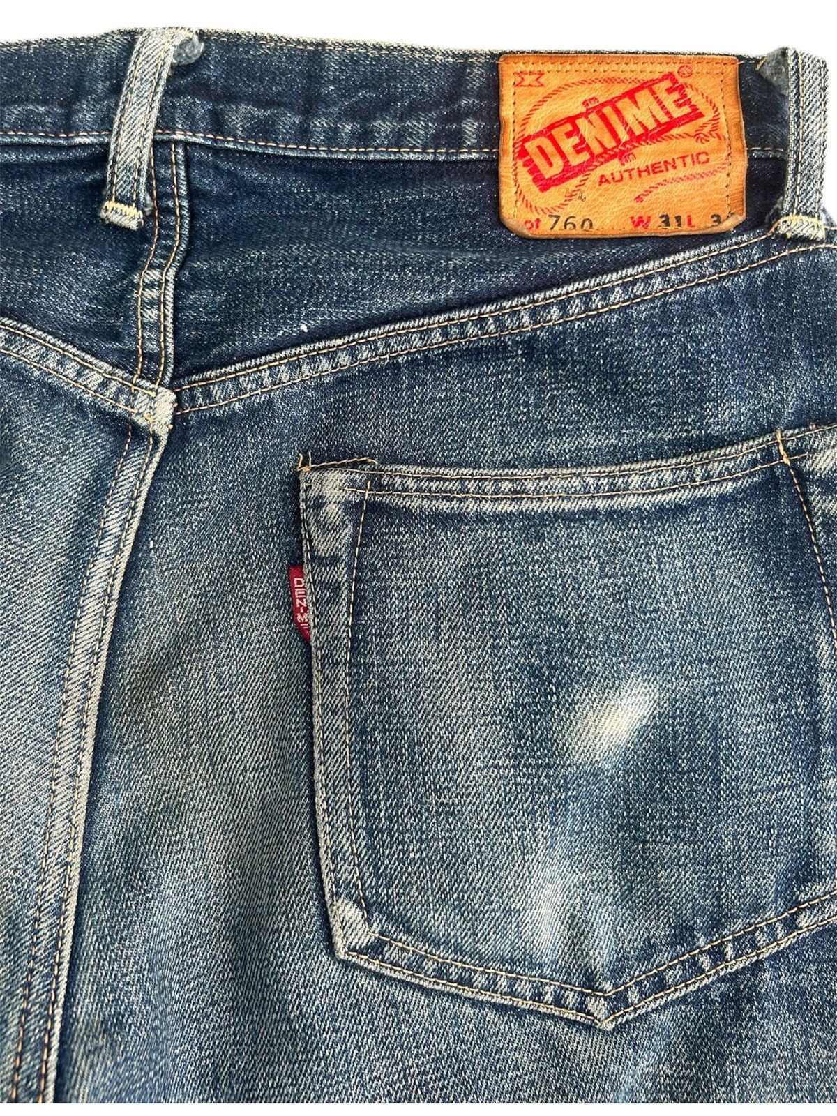 Denime × Japanese Brand Vintage Denime Lot 760 Selvedge Jeans Size US 31 - 1 Thumbnail