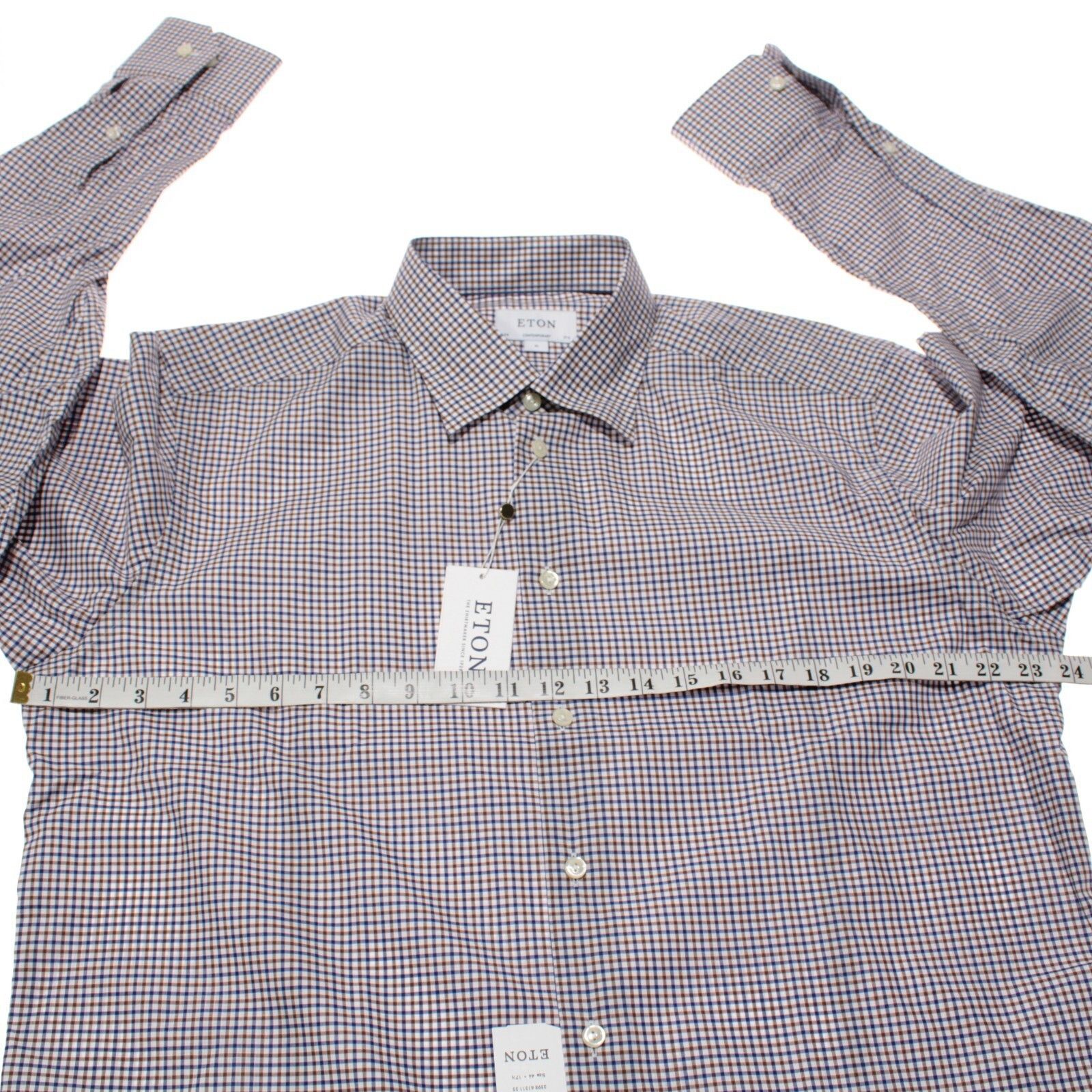 Eton Eton New with tags Shirt Size XL US In Brown Size US XL / EU 56 / 4 - 7 Thumbnail
