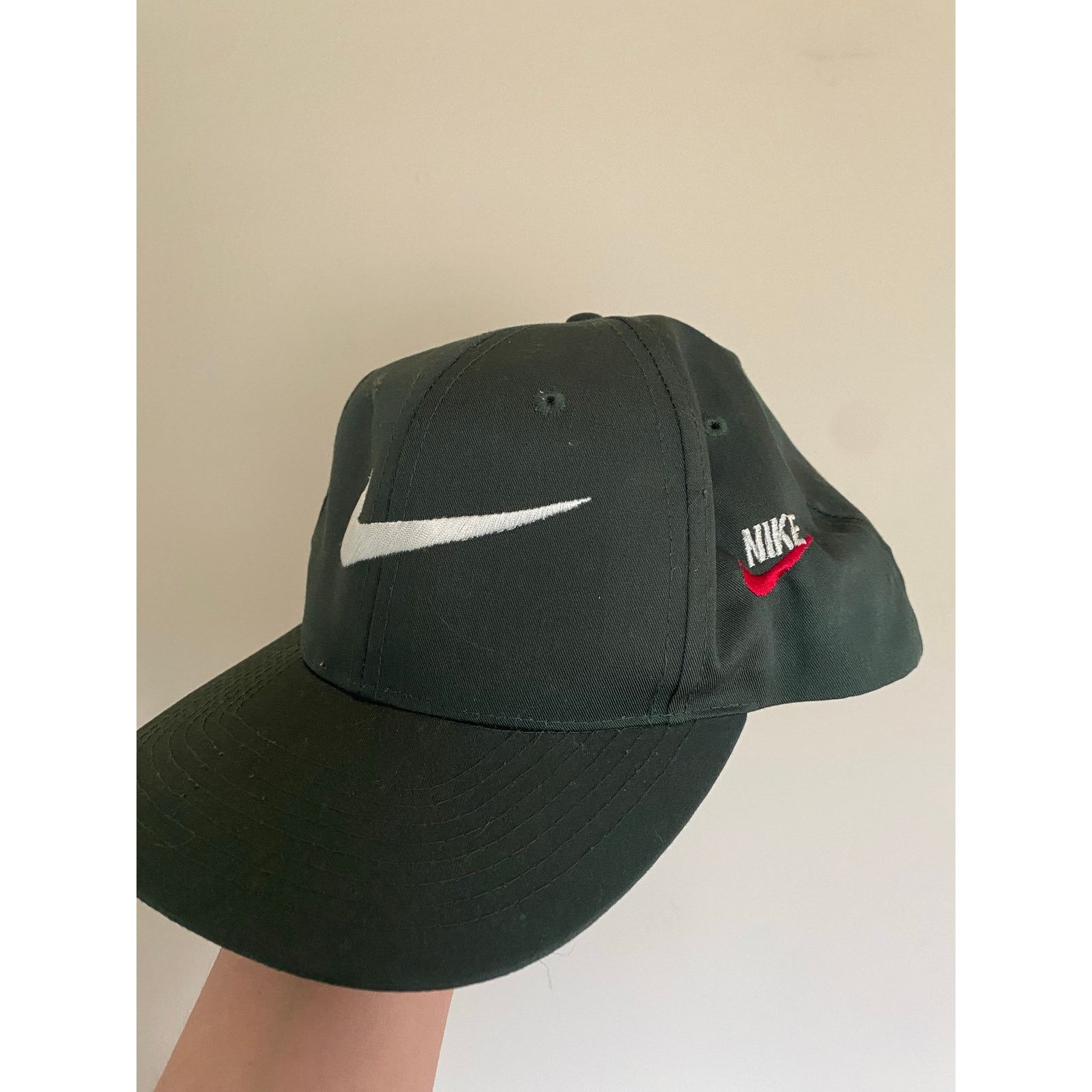 Nike × Vintage Vintage Nike Golf Hat Cap Snapback Green Big Swoosh Size ONE SIZE - 1 Thumbnail