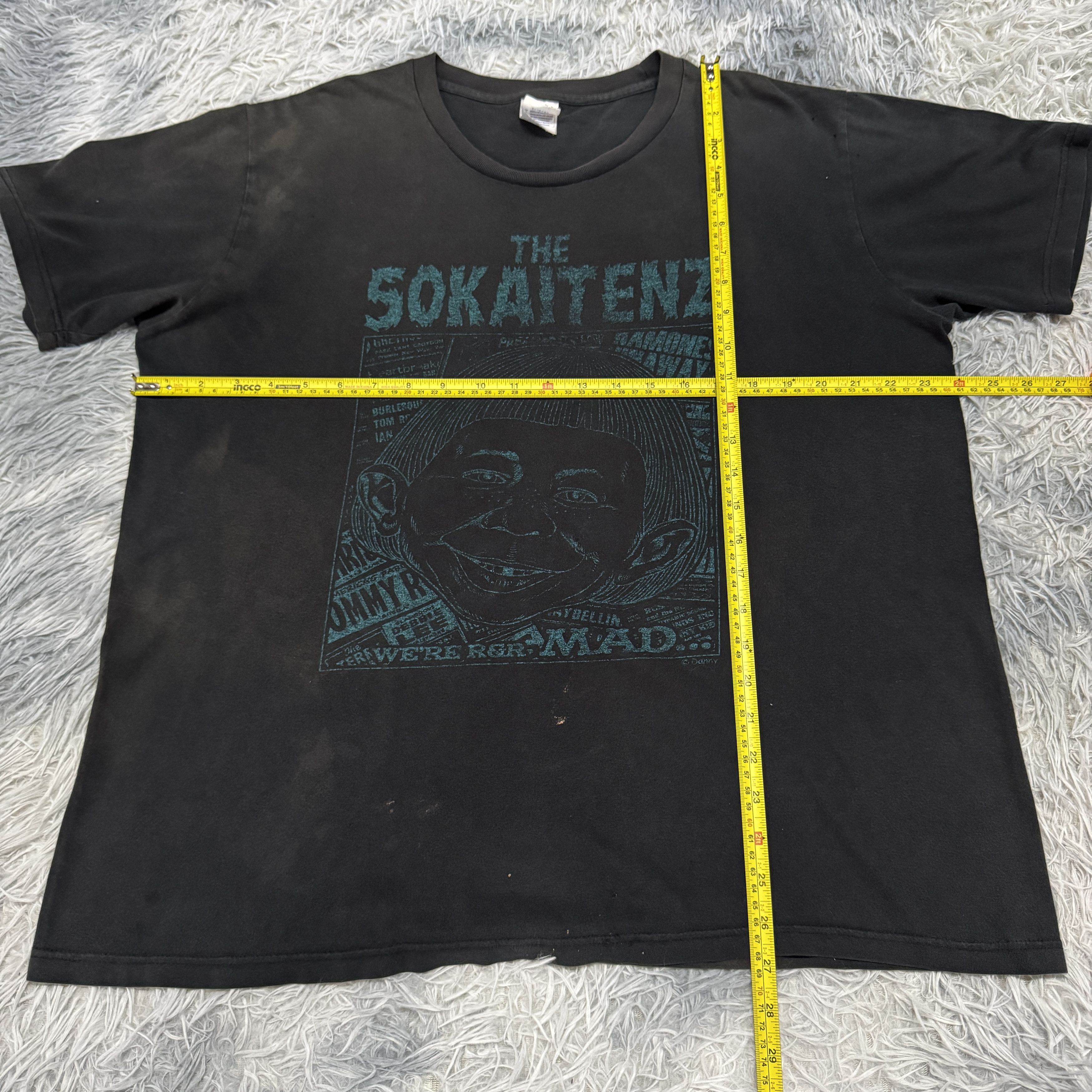 Japanese Brand The 50kaitenz Tour Back To The Kids Sunfaded Tshirt Size US XL / EU 56 / 4 - 6 Thumbnail