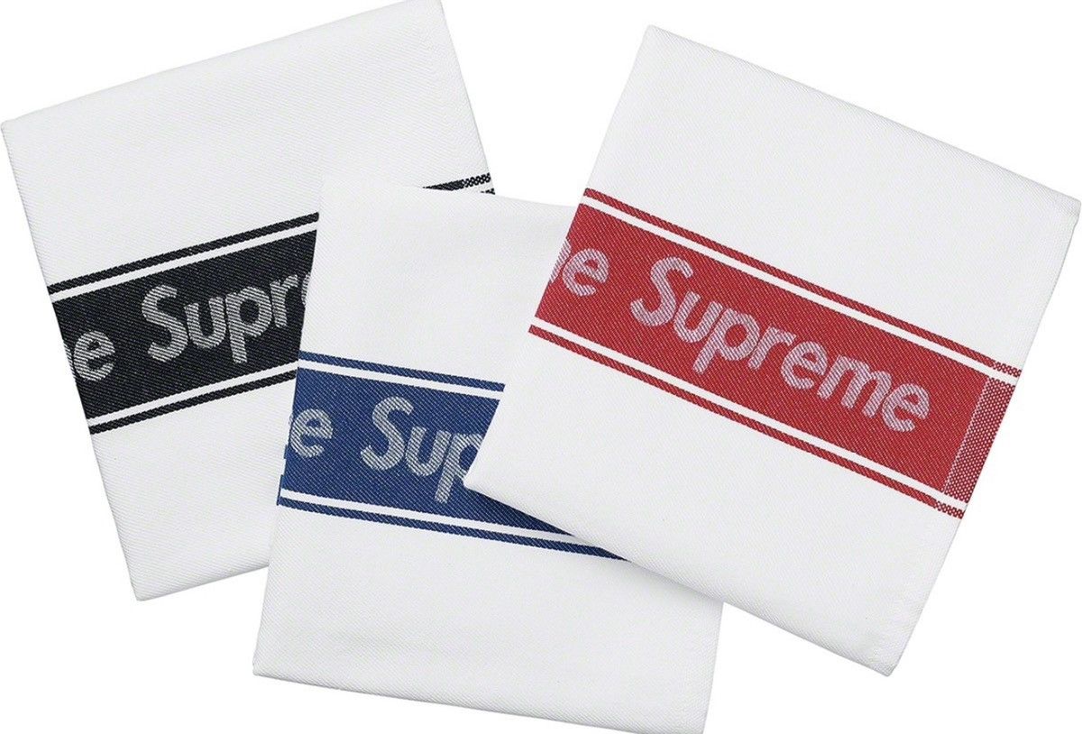 Supreme Supreme Dish Towel Set Of 3 SS 2019 Size ONE SIZE - 1 Thumbnail