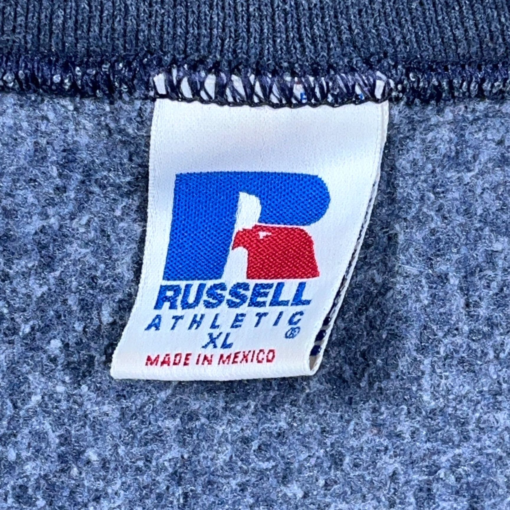 Russell Athletic VINTAGE Russell Sweatshirt Men XL Blue Crewneck Pullover Heavyweight 90s Hipster Retro Customary? Size US XL / EU 56 / 4 - 4 Thumbnail