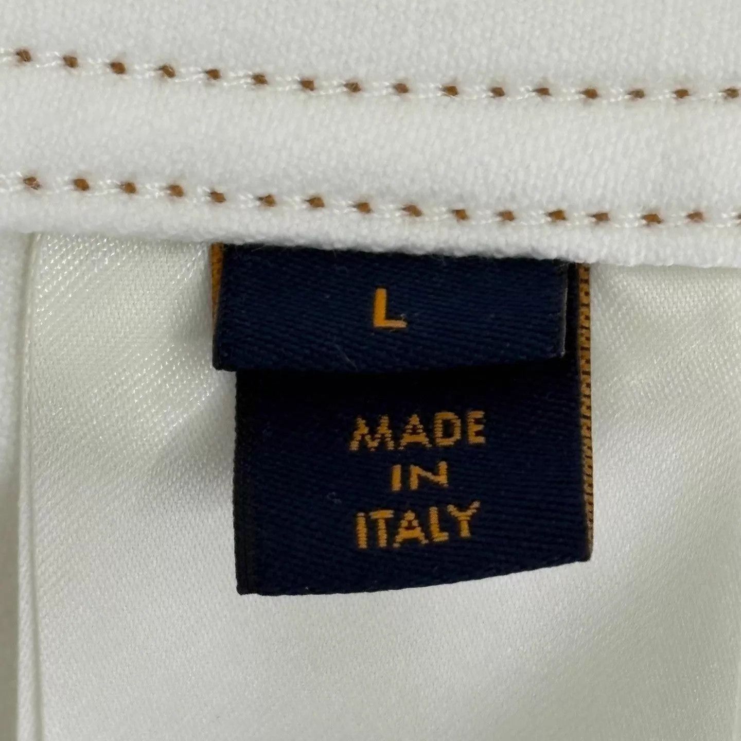 Louis Vuitton White Short-Sleeve Button-Front Shirt Size US L / EU 52-54 / 3 - 6 Thumbnail