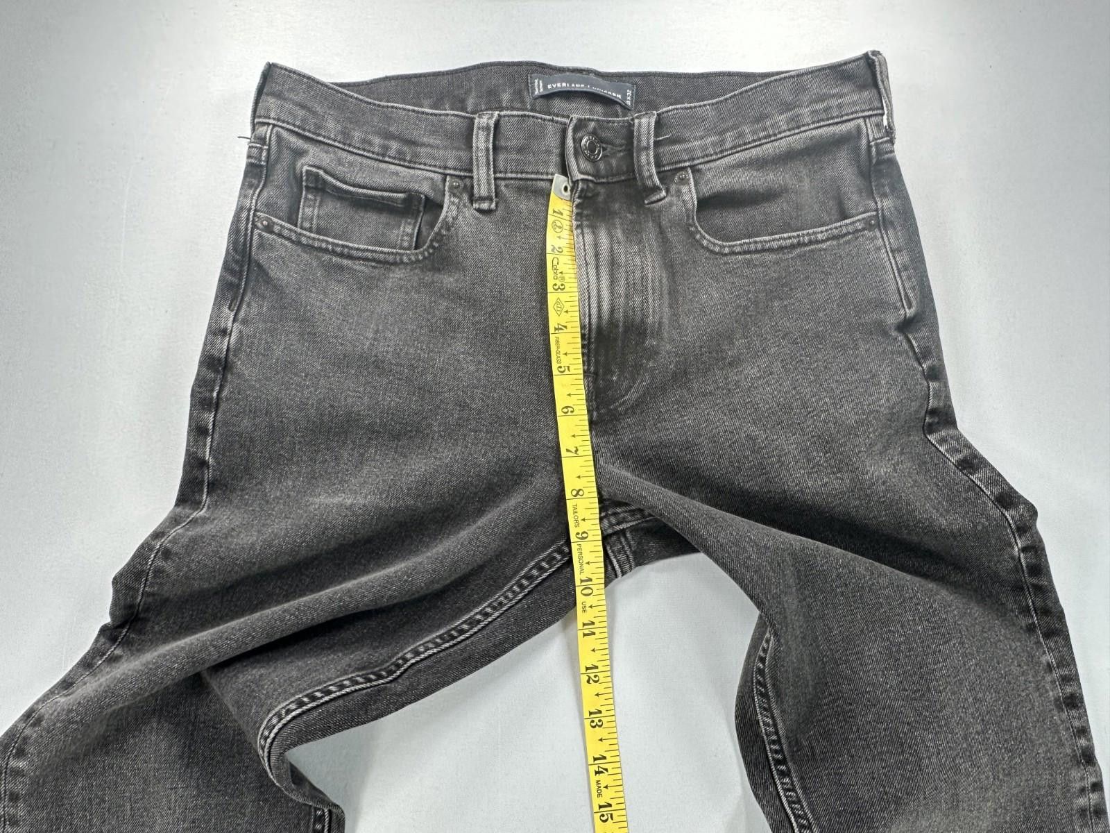 Everlane Everlane Men's 31/32 Black Uniform Denim Jeans Size US 31 - 4 Thumbnail