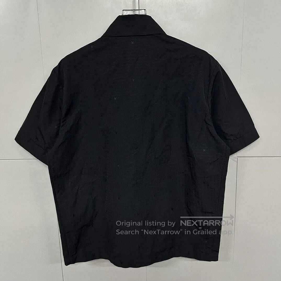 Louis Vuitton louis vuitton black embroidered logo shirt jacket. Size US L / EU 52-54 / 3 - 5 Thumbnail